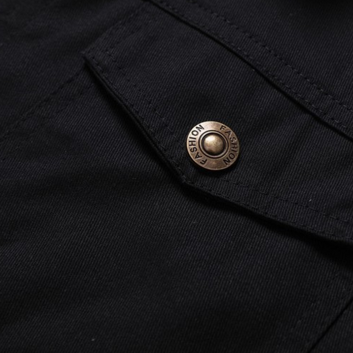 DEAVON - Timeless Bomber Jacket for Men-Black-S-Nora Luxe