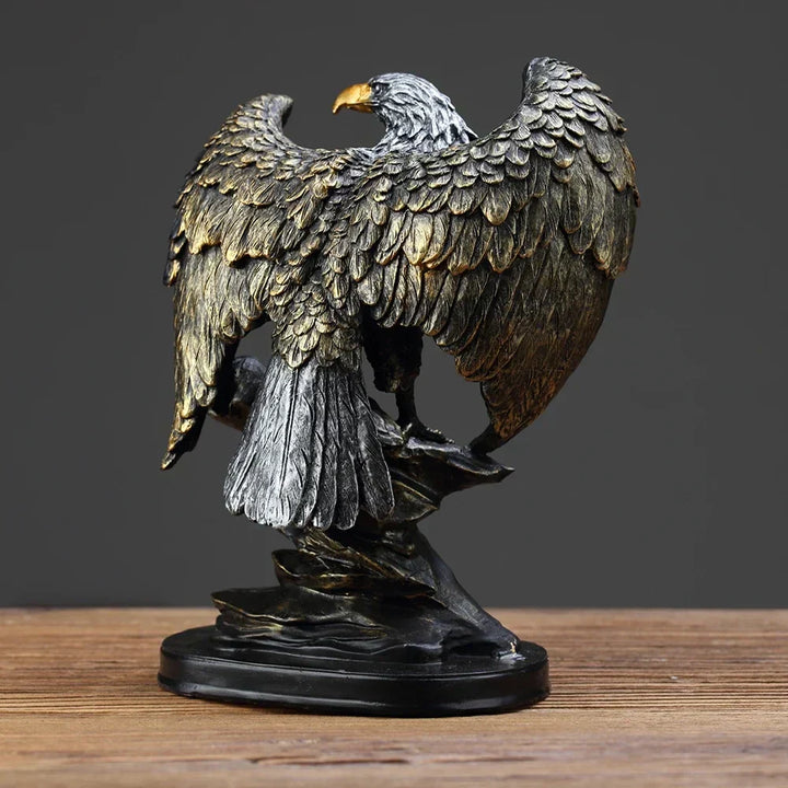 Decorative Bronze Eagle Statue - Aquila-Eagle-Nora Luxe