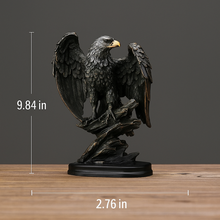 Decorative Bronze Eagle Statue - Aquila-Eagle-Nora Luxe