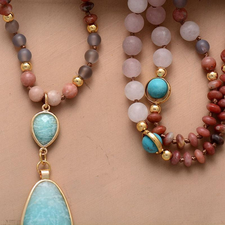 Deeply Cleansing Pastel Mala Necklace - Aurielle-Nora Luxe