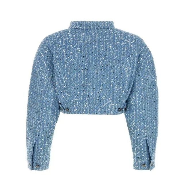 Denim Set with Sequins - Nova-Blue-XS-Nora Luxe