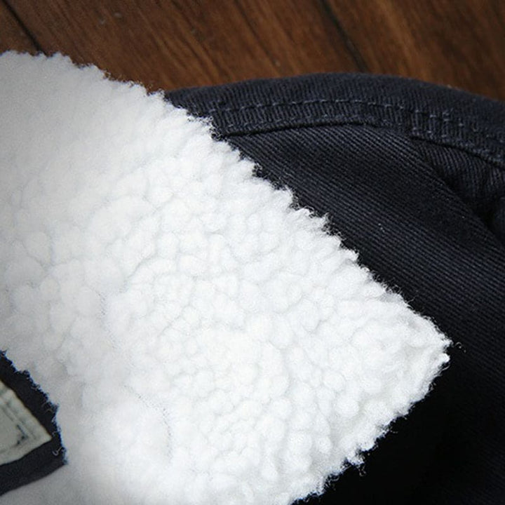 Denim Winter Jacket - Alex-Black-XS-Nora Luxe
