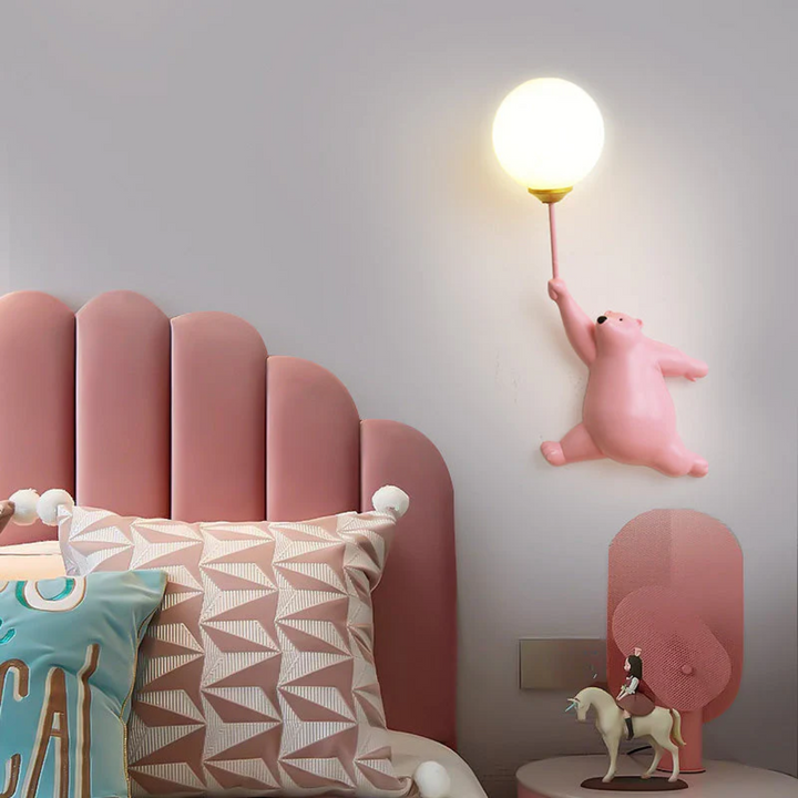 Design Beer LED Wall Lamp - TeddyGlow-White-A-Nora Luxe