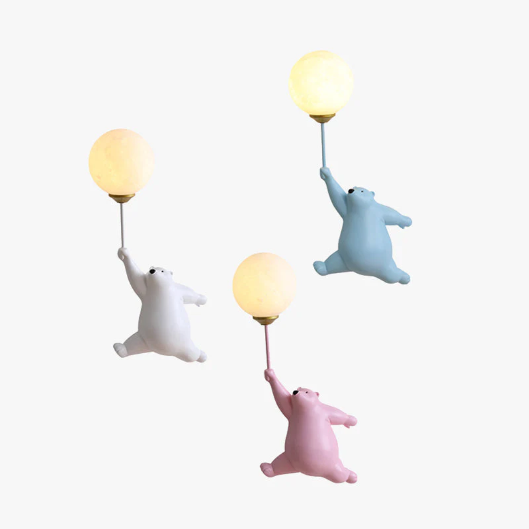 Design Beer LED Wall Lamp - TeddyGlow-White-A-Nora Luxe