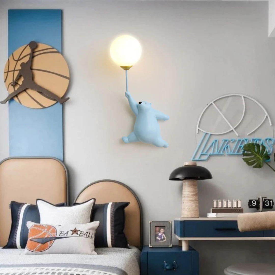 Design Beer LED Wall Lamp - TeddyGlow-White-A-Nora Luxe