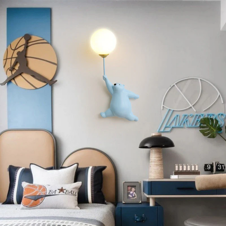 Design Beer LED Wall Lamp - TeddyGlow-White-A-Nora Luxe