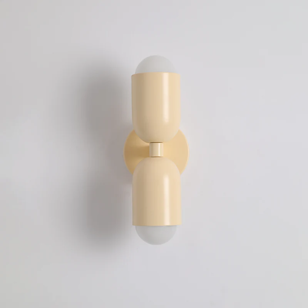 Design Double-Sided LED Wall Lamp - Colorwave-Beige-Nora Luxe