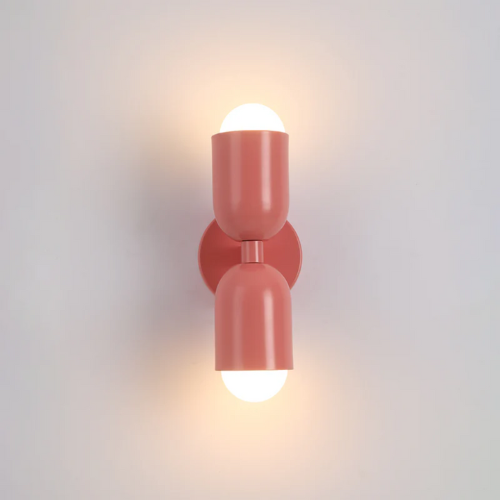 Design Double-Sided LED Wall Lamp - Colorwave-Pink-Nora Luxe
