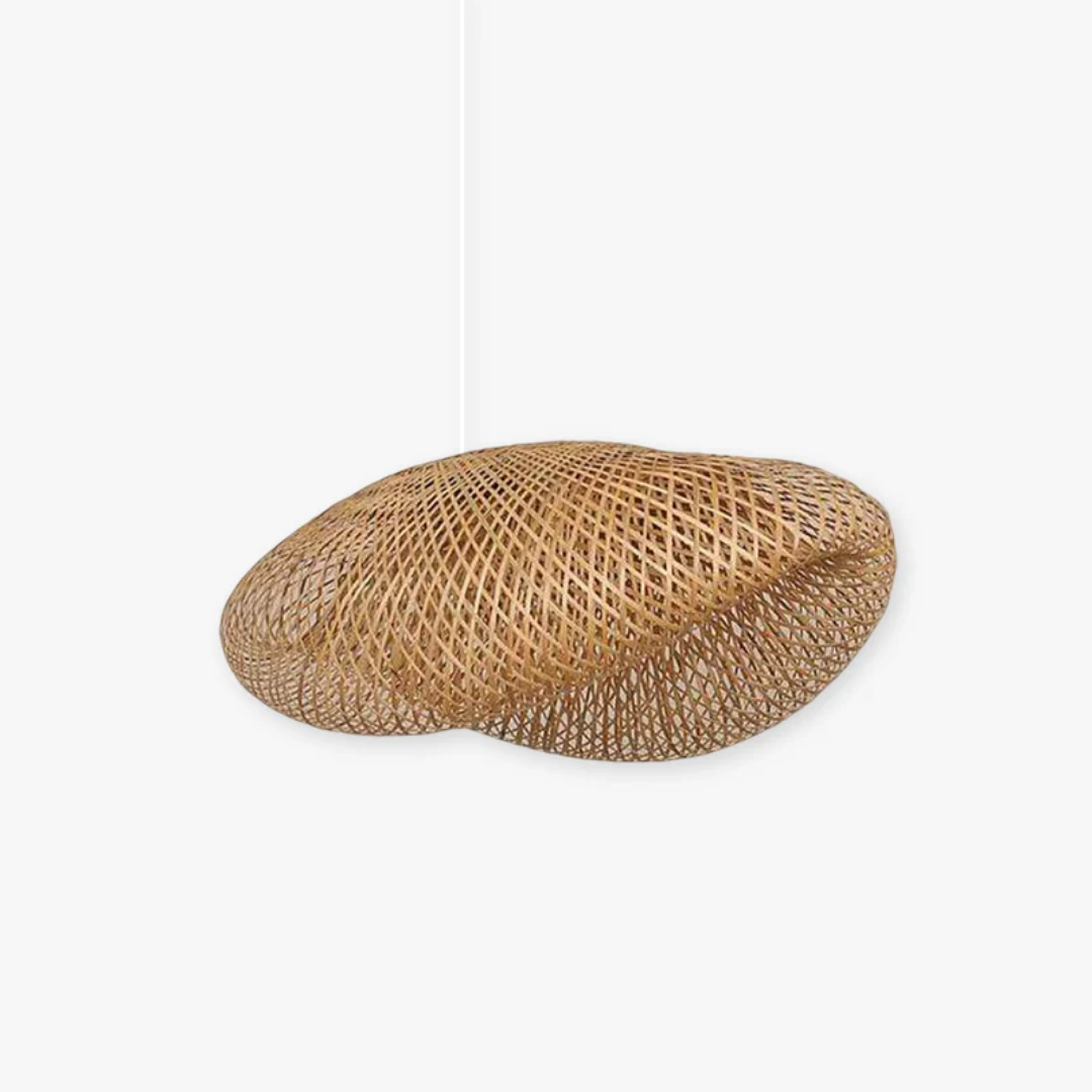 Design LED Pendant Lamp Bamboo Balls - EcoSphere-15.75 in-Nora Luxe