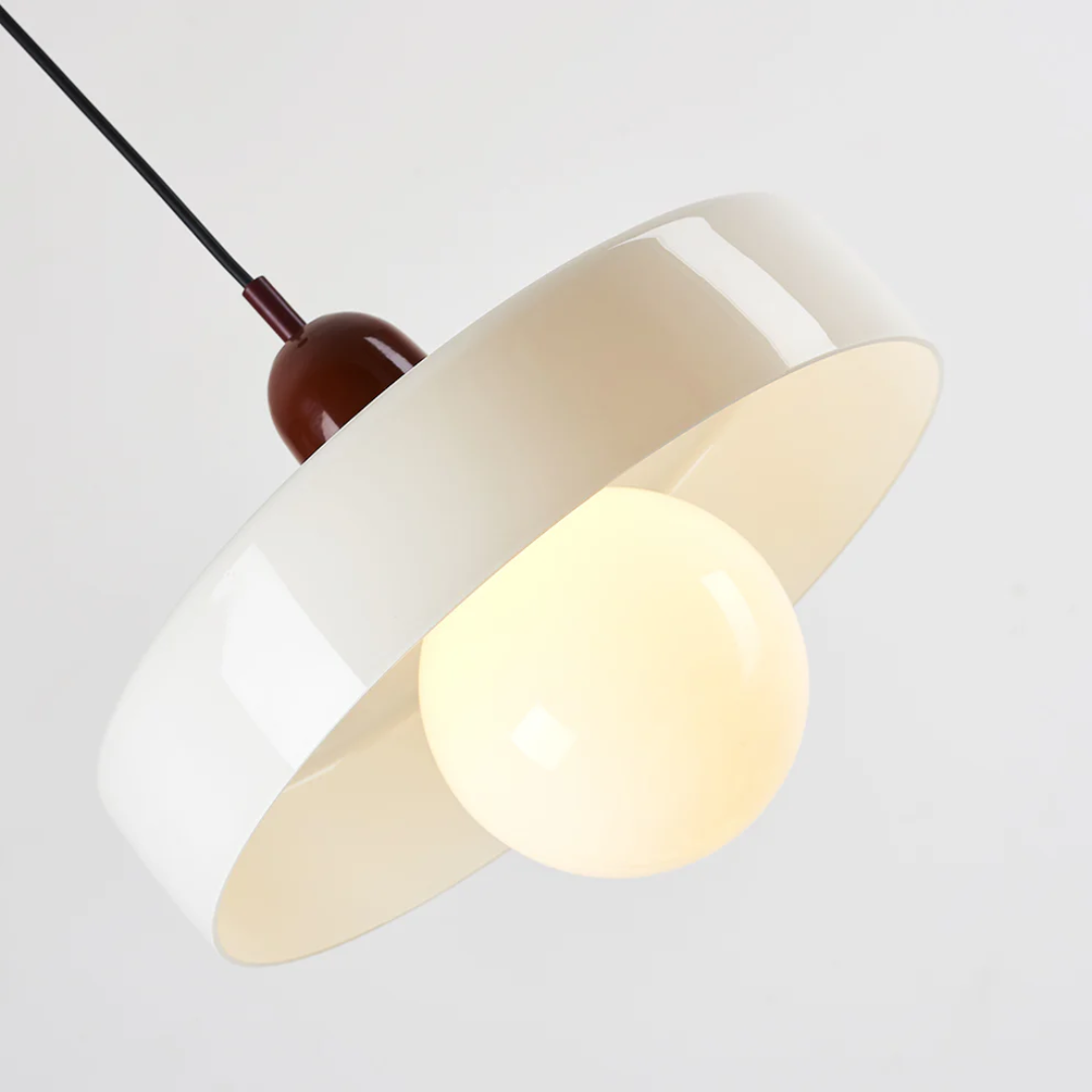 Design LED Pendant Lamp - GloboLuxe-Cream-Orange-9.84 in-Nora Luxe