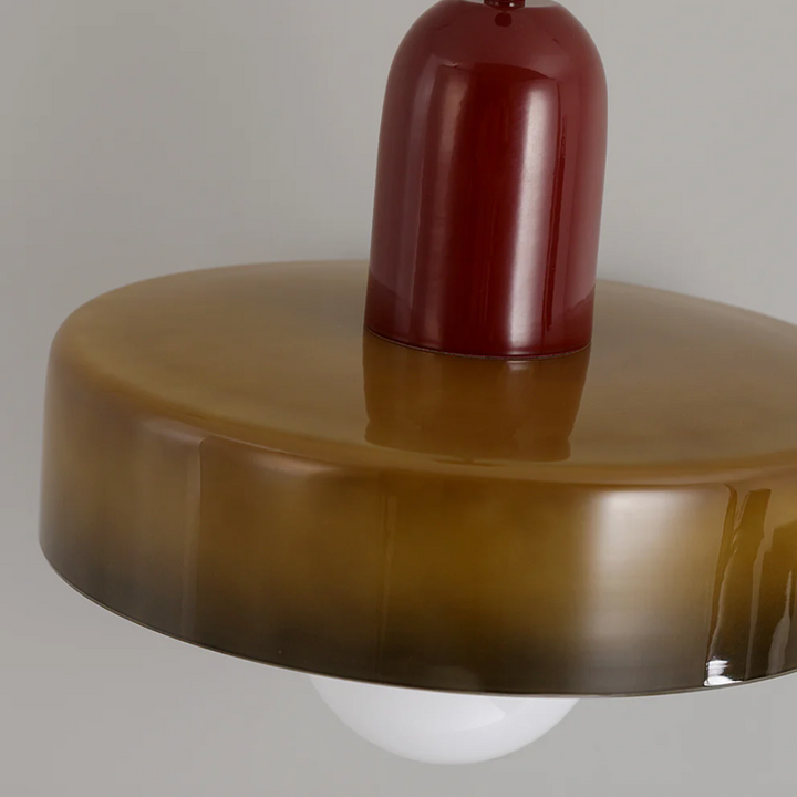 Design LED Pendant Lamp - GloboLuxe-Cream-Orange-9.84 in-Nora Luxe