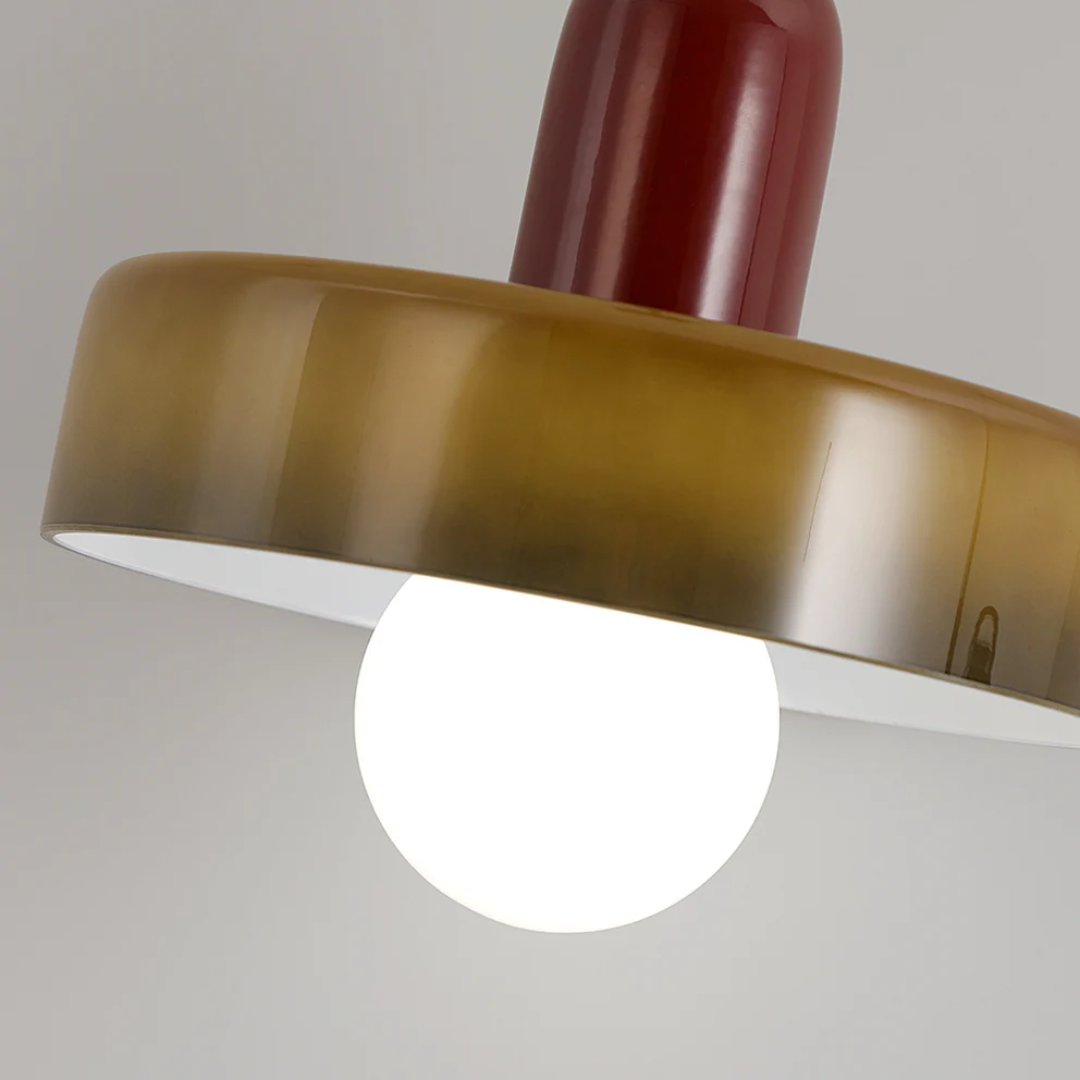 Design LED Pendant Lamp - GloboLuxe-Cream-Orange-9.84 in-Nora Luxe