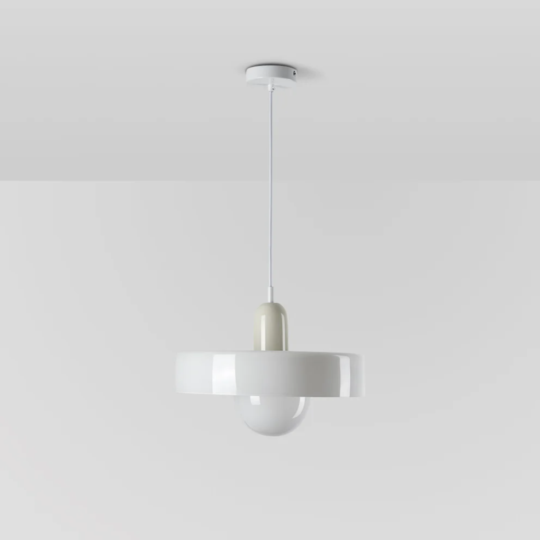 Design LED Pendant Lamp - GloboLuxe-Cream-Orange-9.84 in-Nora Luxe