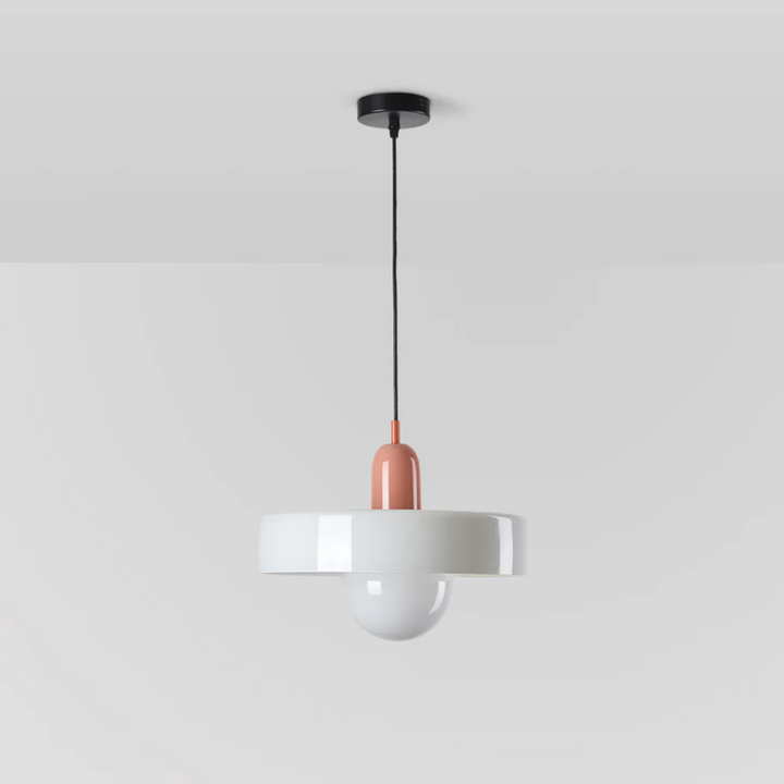 Design LED Pendant Lamp - GloboLuxe-Cream-Orange-9.84 in-Nora Luxe