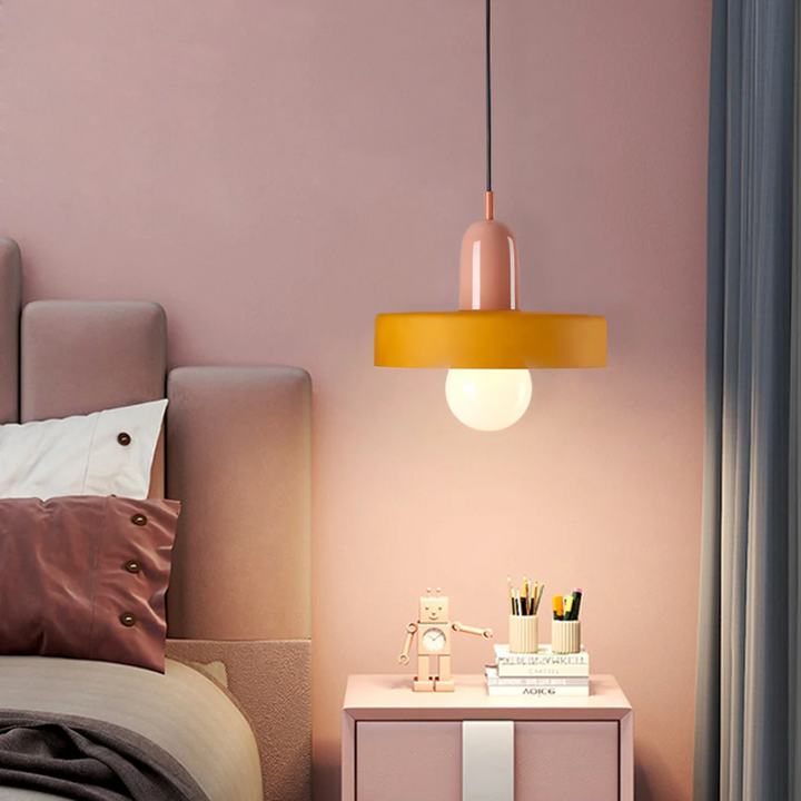 Design LED Pendant Lamp - GloboLuxe-Pink-Orange-9.84 in-Nora Luxe