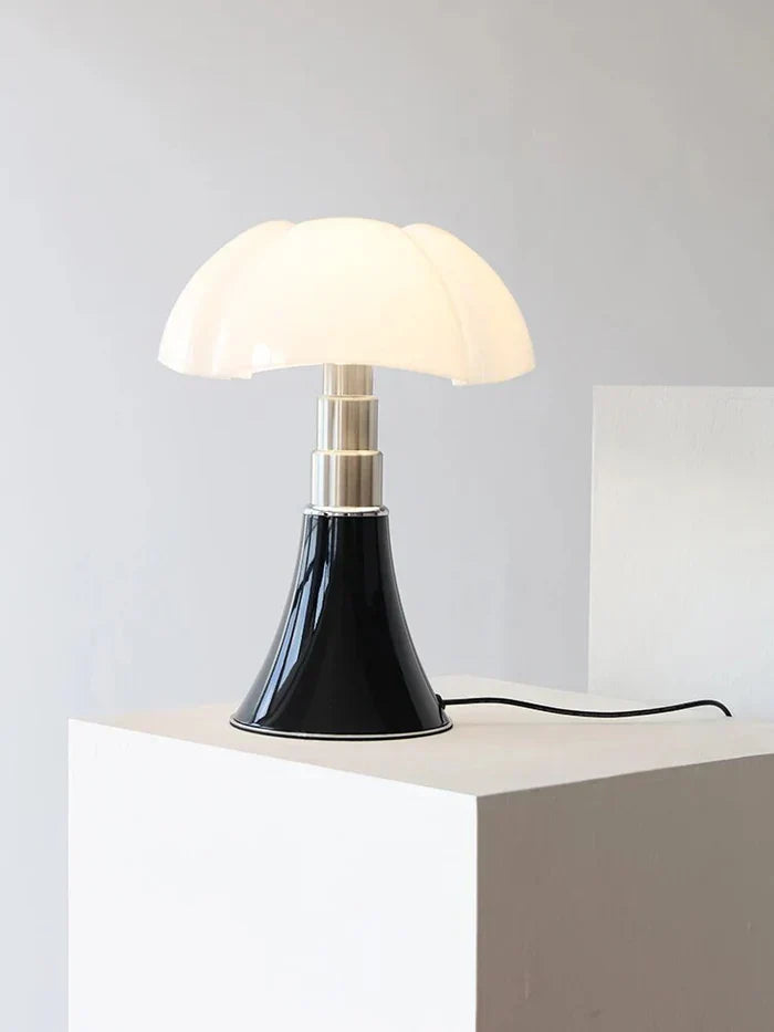 Designer Flower Table Lamp - FloraLuxe-Black-Nora Luxe