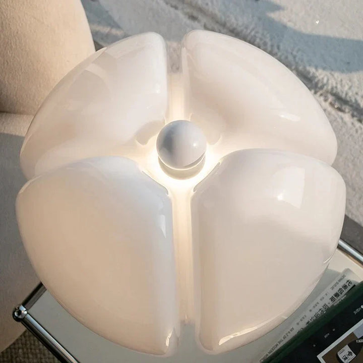 Designer Flower Table Lamp - FloraLuxe-Black-Nora Luxe