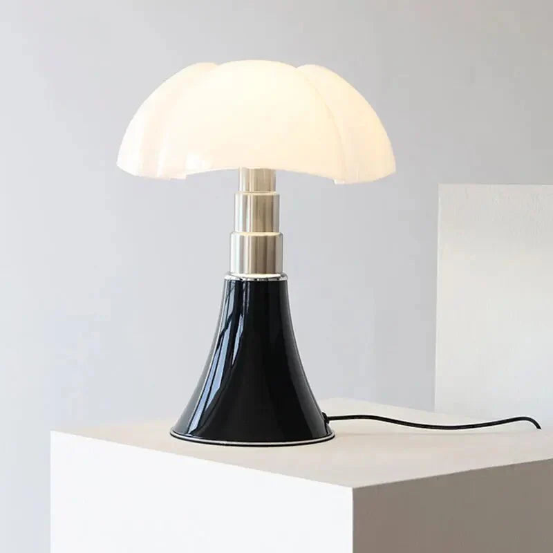 Designer Flower Table Lamp - FloraLuxe-Black-Nora Luxe