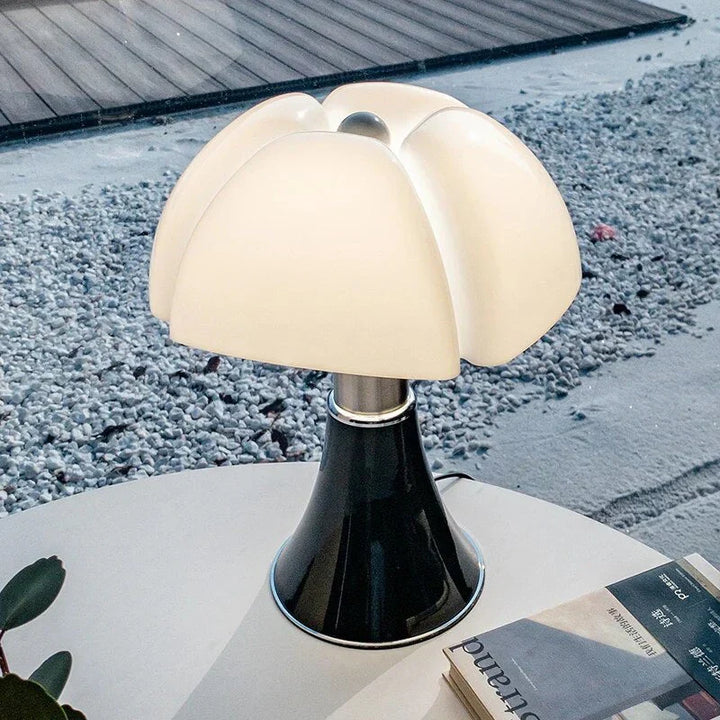 Designer Flower Table Lamp - FloraLuxe-Black-Nora Luxe