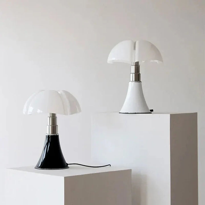 Designer Flower Table Lamp - FloraLuxe-Black-Nora Luxe