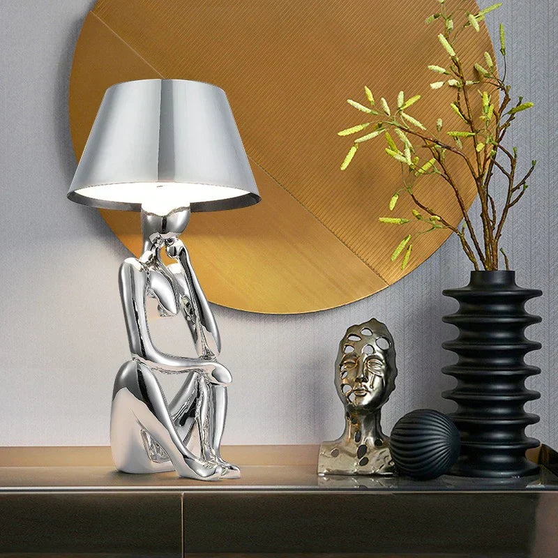Designer lamp with Timeless Design - Arden-Zilver A-Nora Luxe