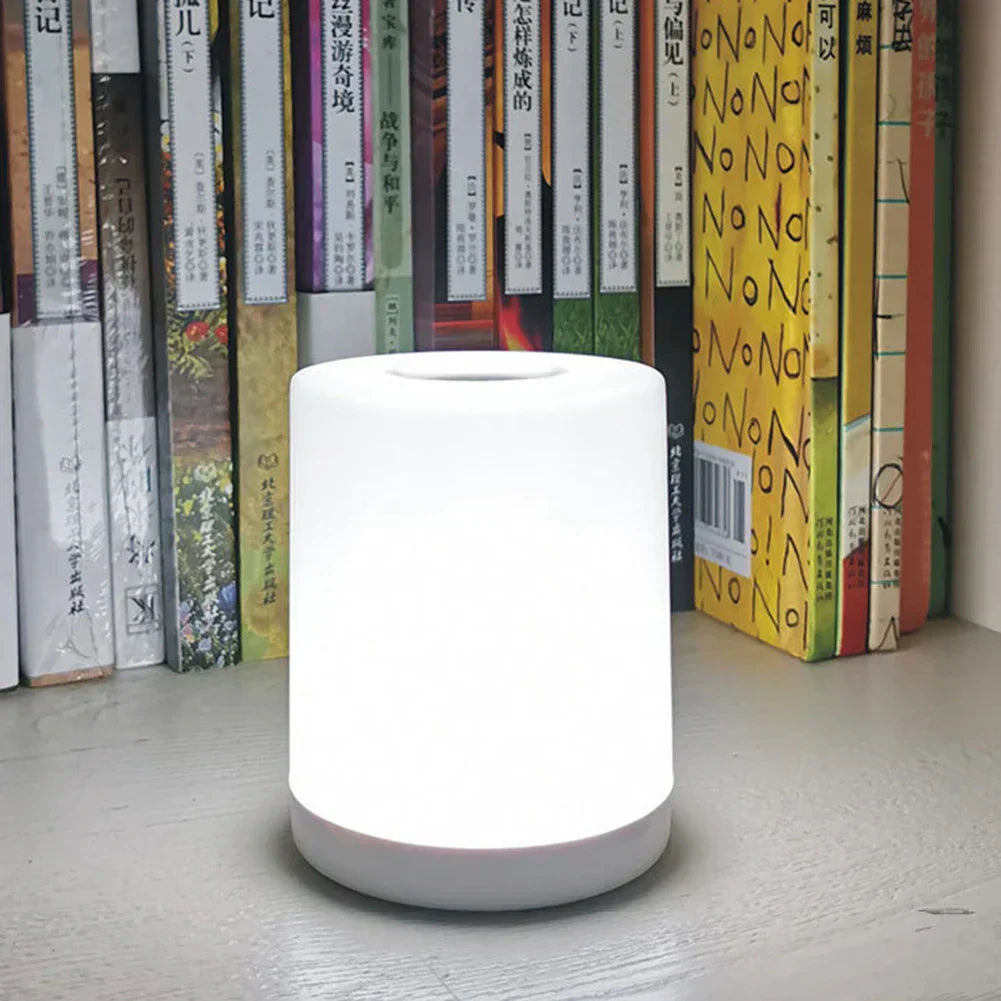 Dimmable LED Table Lamp with USB Port - GlowEase-White light-Nora Luxe