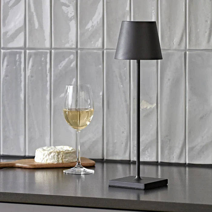 Dimmable Long Table Lamp - LumiLuxe-Matte Black-Nora Luxe