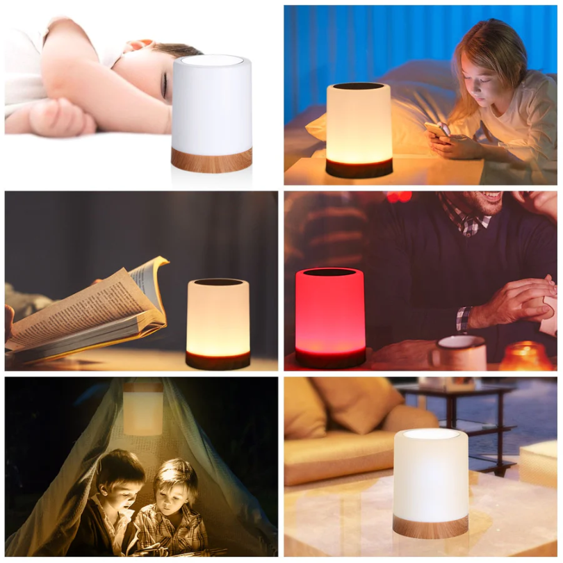 Dimmable Night Light with Sleek Design - LuxeTouch-Nora Luxe