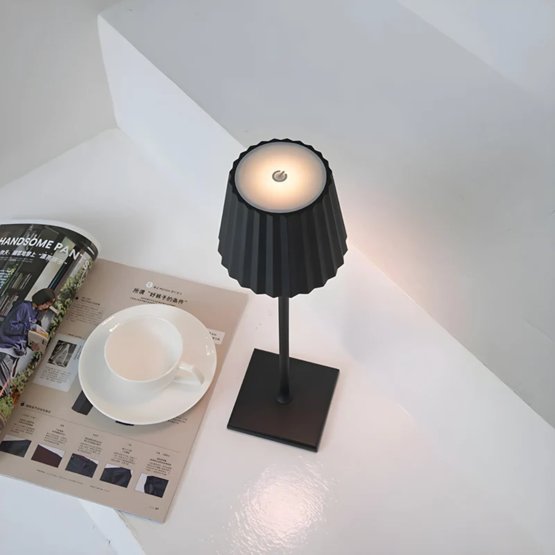 Dimmable Touch Table Lamp - ArloGlow-Black-Nora Luxe