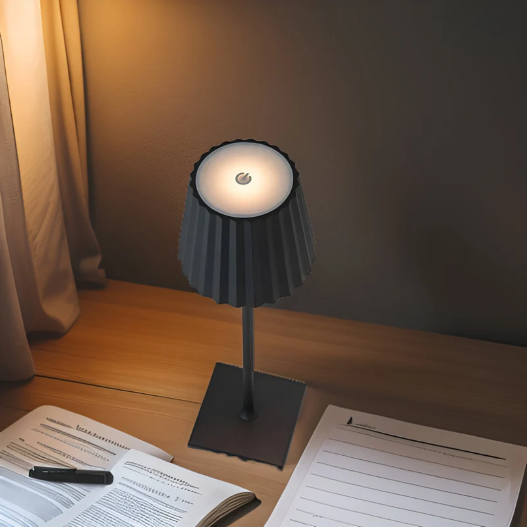 Dimmable Touch Table Lamp - ArloGlow-Black-Nora Luxe