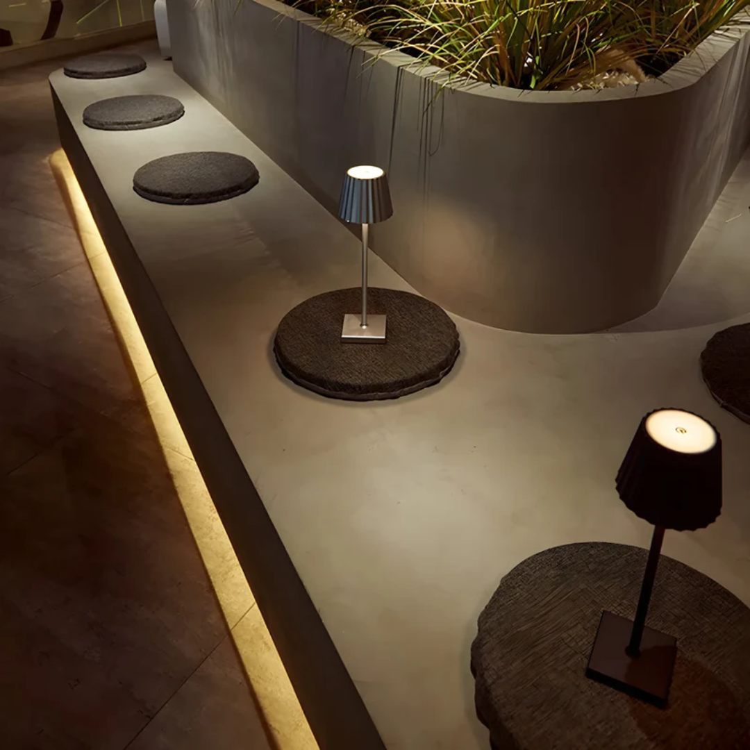 Dimmable Touch Table Lamp - ArloGlow-Black-Nora Luxe