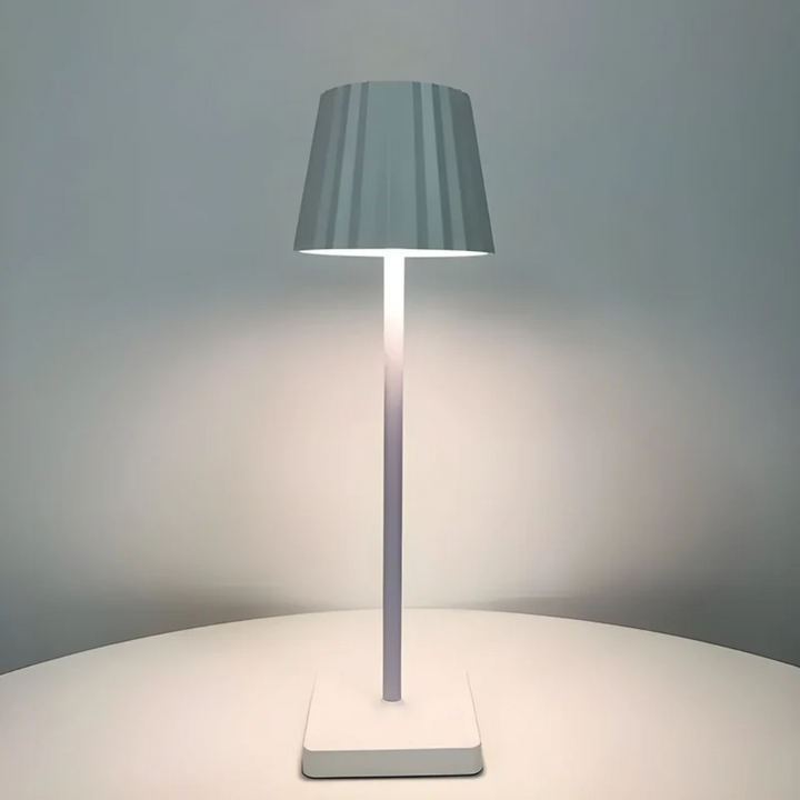 Dimmable Touch Table Lamp - ArloGlow-White-Nora Luxe