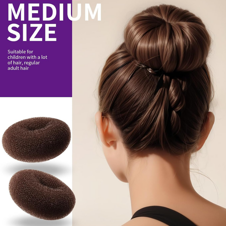 Donut Knot Maker Set – 7 Rings & Accessories-Chocolate-Nora Luxe