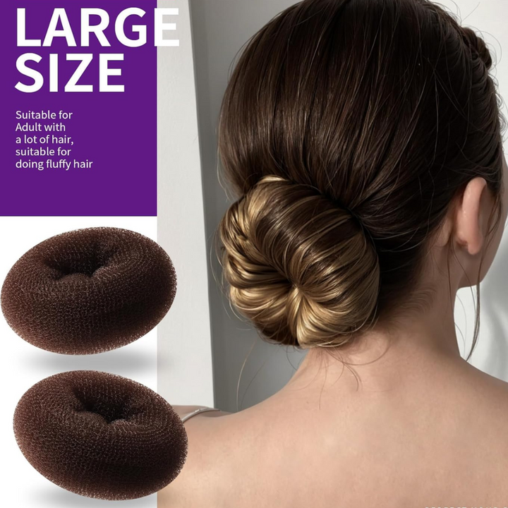 Donut Knot Maker Set – 7 Rings & Accessories-Chocolate-Nora Luxe