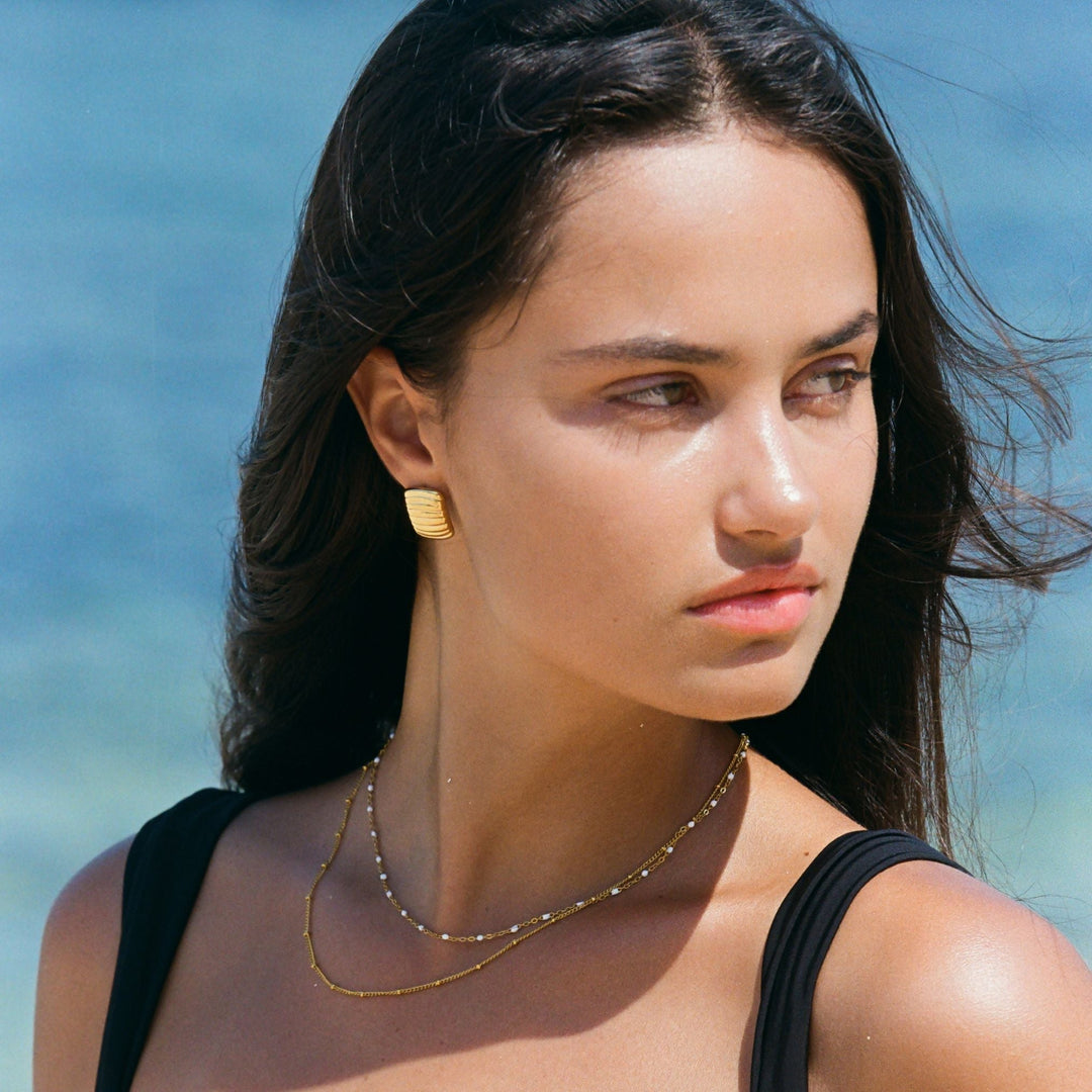 Double Bead Choker - Amara-Nora Luxe