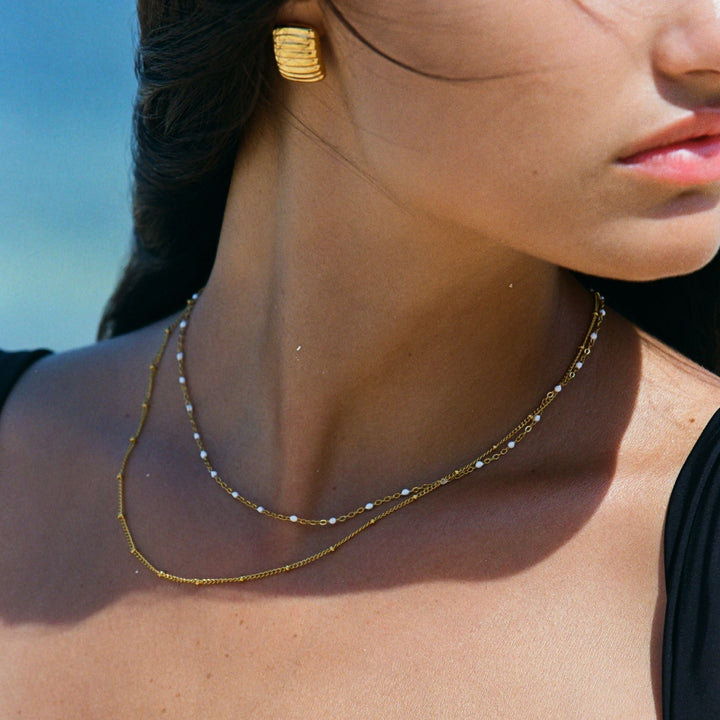 Double Bead Choker - Amara-Nora Luxe