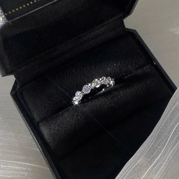 Double Layered Star Ring Set - Astrid-Multiple Stones-Nora Luxe