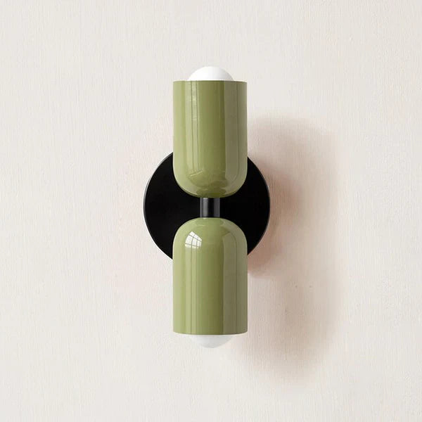 Double LED Wall Lamps - DualGlow-Green-Nora Luxe