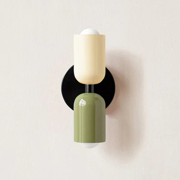 Double LED Wall Lamps - DualGlow-White-Nora Luxe