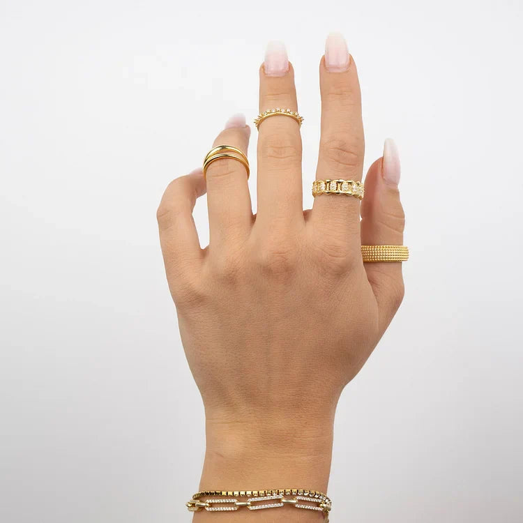 Double Ring - Aluna-Gold-5-Nora Luxe