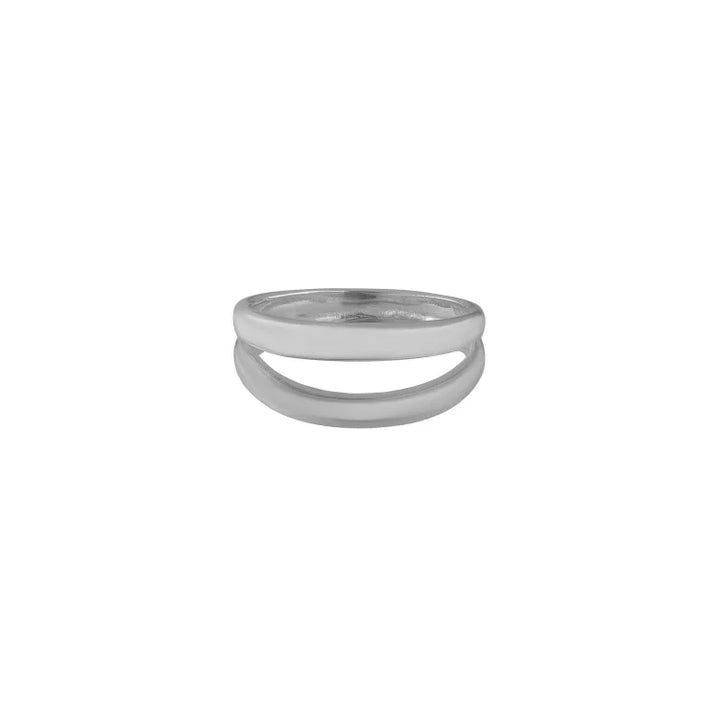Double Ring - Aluna-Silver-5-Nora Luxe