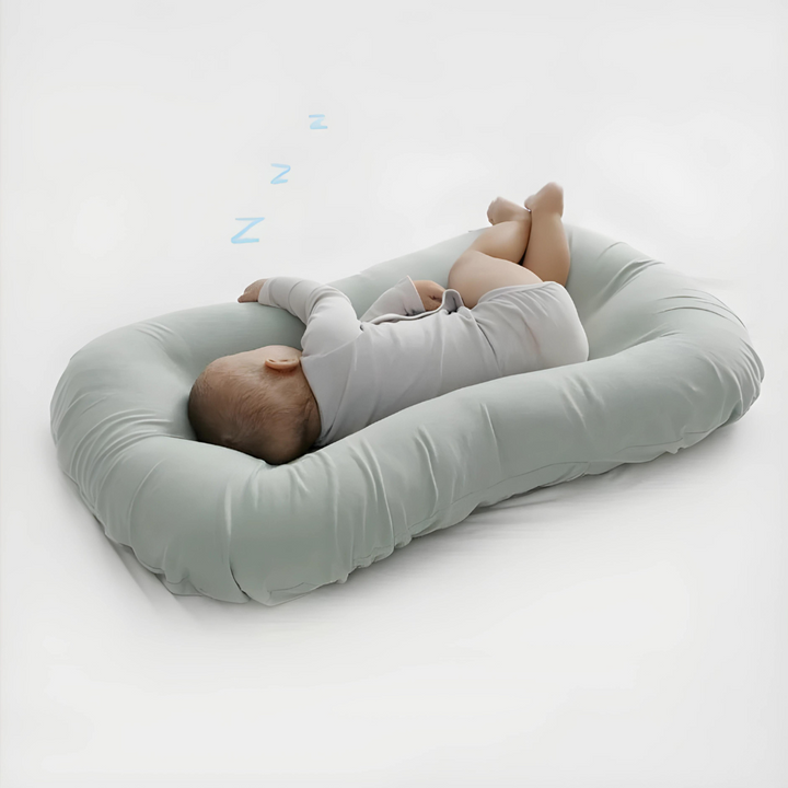 DreamNest Baby Pillow-Green-Nora Luxe