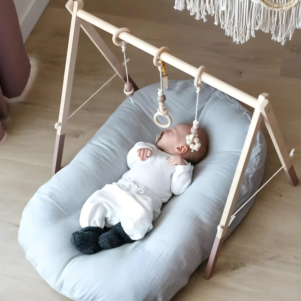 DreamNest Baby Pillow-Pink-Nora Luxe