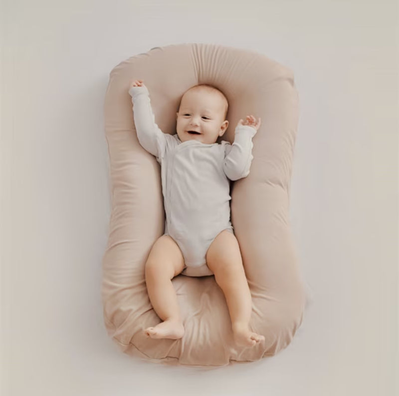 DreamNest Baby Pillow-Pink-Nora Luxe