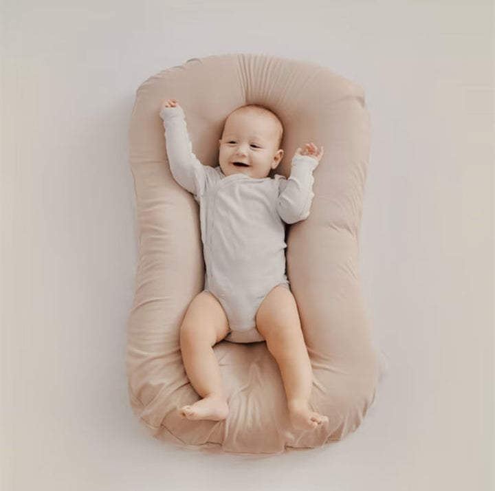 DreamNest Baby Pillow-Pink-Nora Luxe