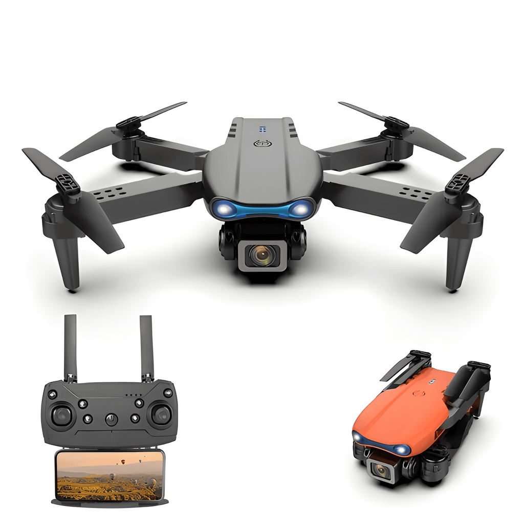 Drone with Dual Camera - AeroVision-Black-Nora Luxe