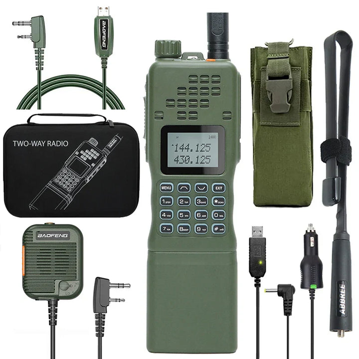 Dual-Band Walkie Talkie - CommGuard-Green Complete Set-Nora Luxe