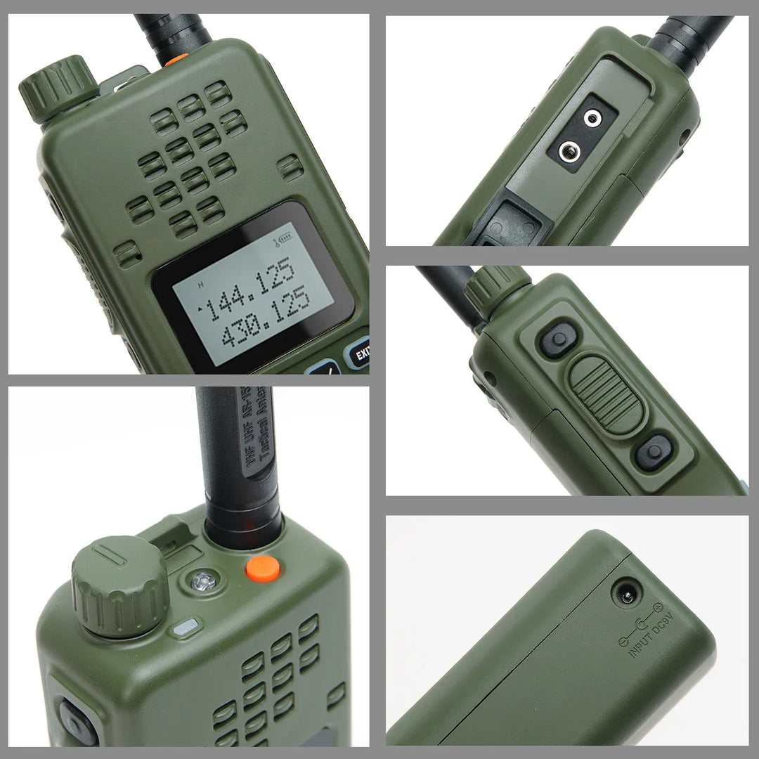 Dual-Band Walkie Talkie - CommGuard-Green-Nora Luxe
