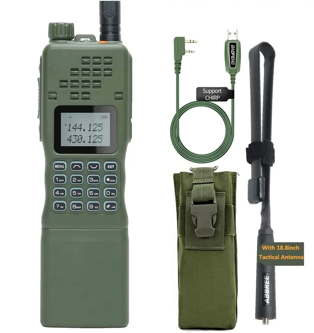 Dual-Band Walkie Talkie - CommGuard-Green-Nora Luxe