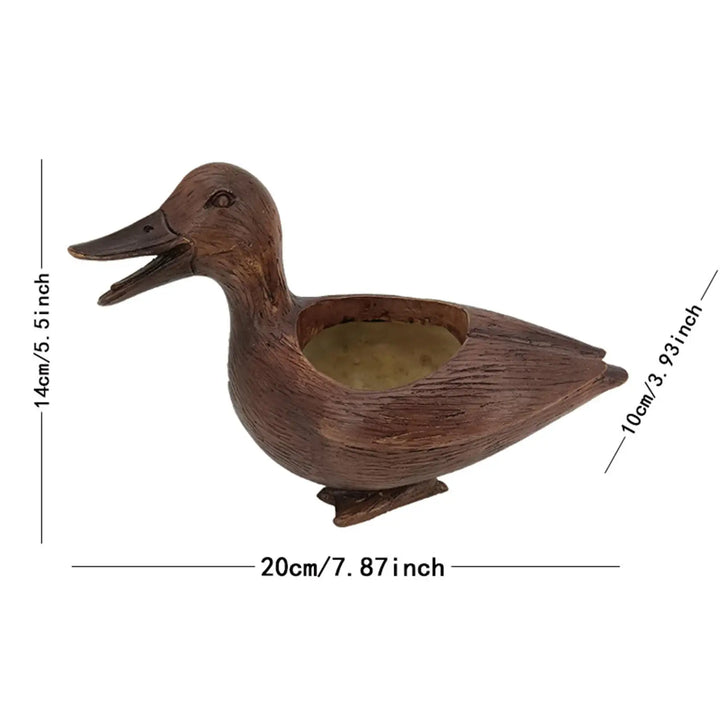 Duck Statue Flowerpot - QuackyPlanter-Nora Luxe